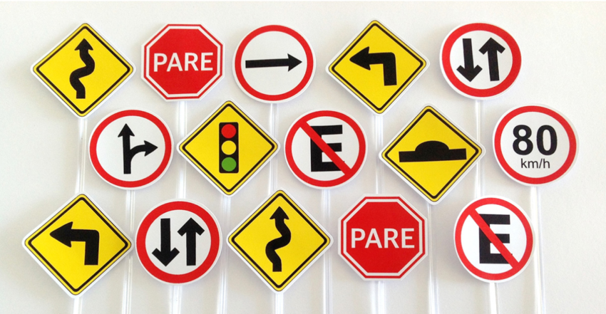 Cores das Placas de Trânsito: Conheça seus significados